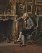 Henri Pierre Danloux The Baron de Besenval in his Study oil